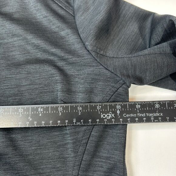 MEDELITA Ionic Nurse Scrub Jacket Womens Small S Polyester Full Zip Dark Gray - Picture 6 of 11